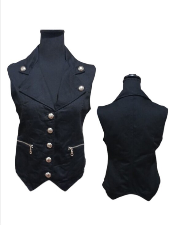 Verillas Jackets & Blazers - Verillas Lifestyle Waistcoat Vest Medieval Militant Fantasy Gothic